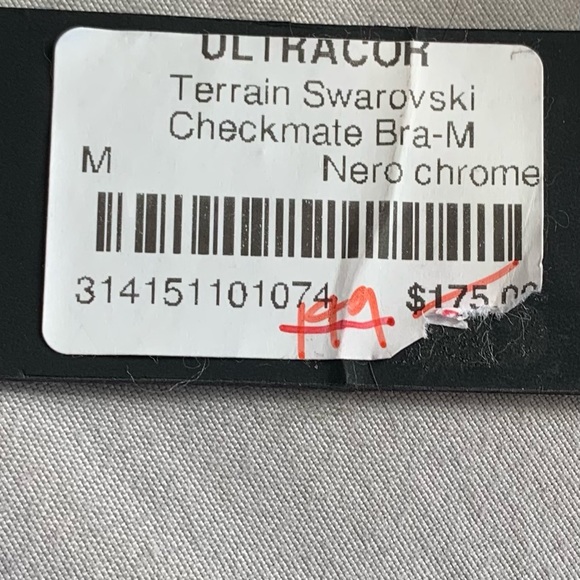 NEW! Ultracor Terrain Swarovski Checkmate Bra - Picture 5 of 7